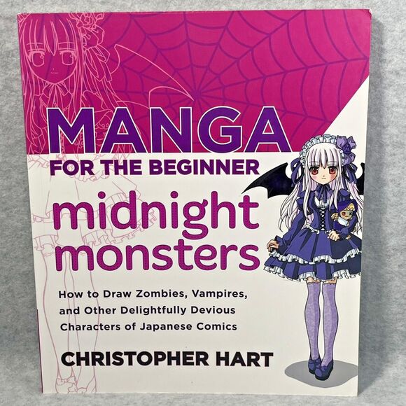 Manga for the Beginner Midnight Monsters: How to Draw Zombies Vampires Hart NEW - Picture 1 of 15